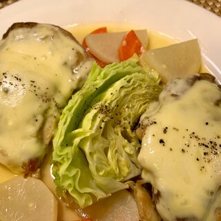 簡単イタリアン‼ 鶏モモ肉のチーズ焼き パルマ風